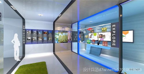 再也不怕單面開！15套一面開放展臺設(shè)計(jì) · 單開旋轉(zhuǎn)屏蔽門
